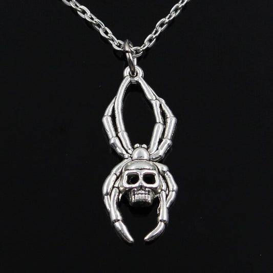 New Skull Spider Necklace