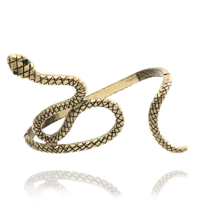 Luxurious crystal Snake bracelet - animalchanel