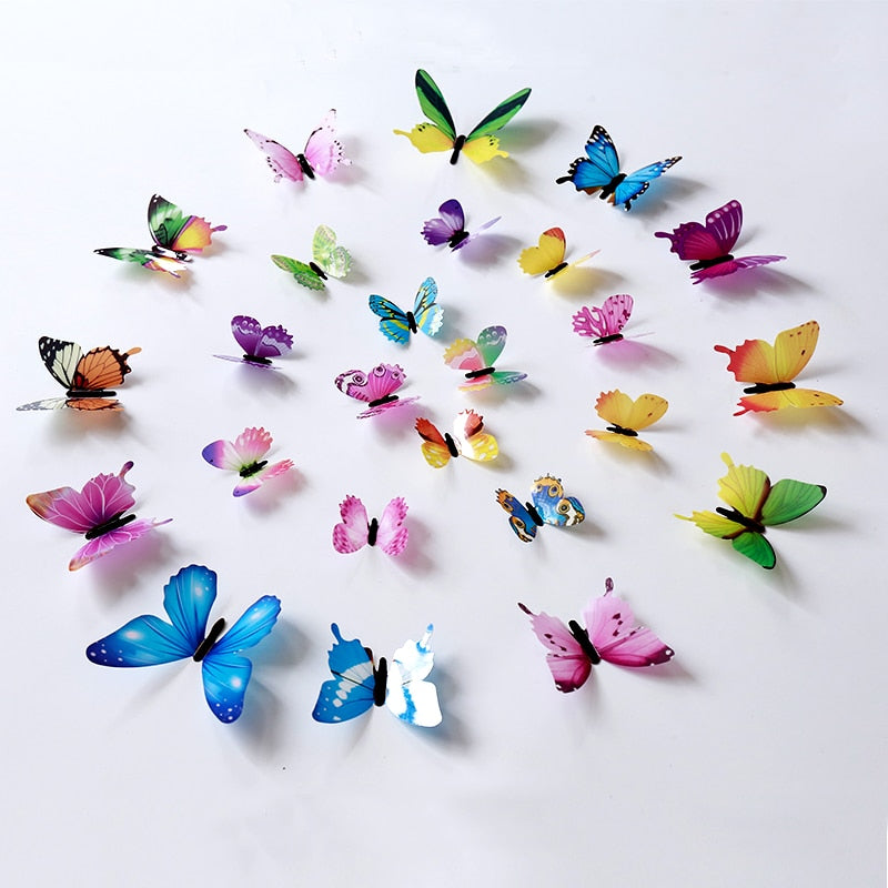 Cute Butterfly  Wall Stickers Luminous - animalchanel