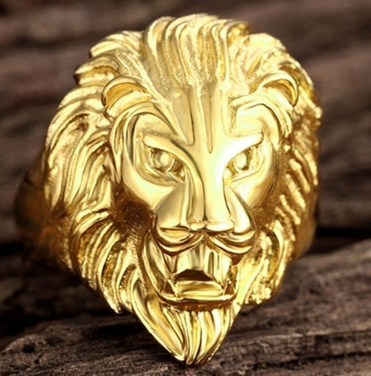 Unique Lion Head Ring