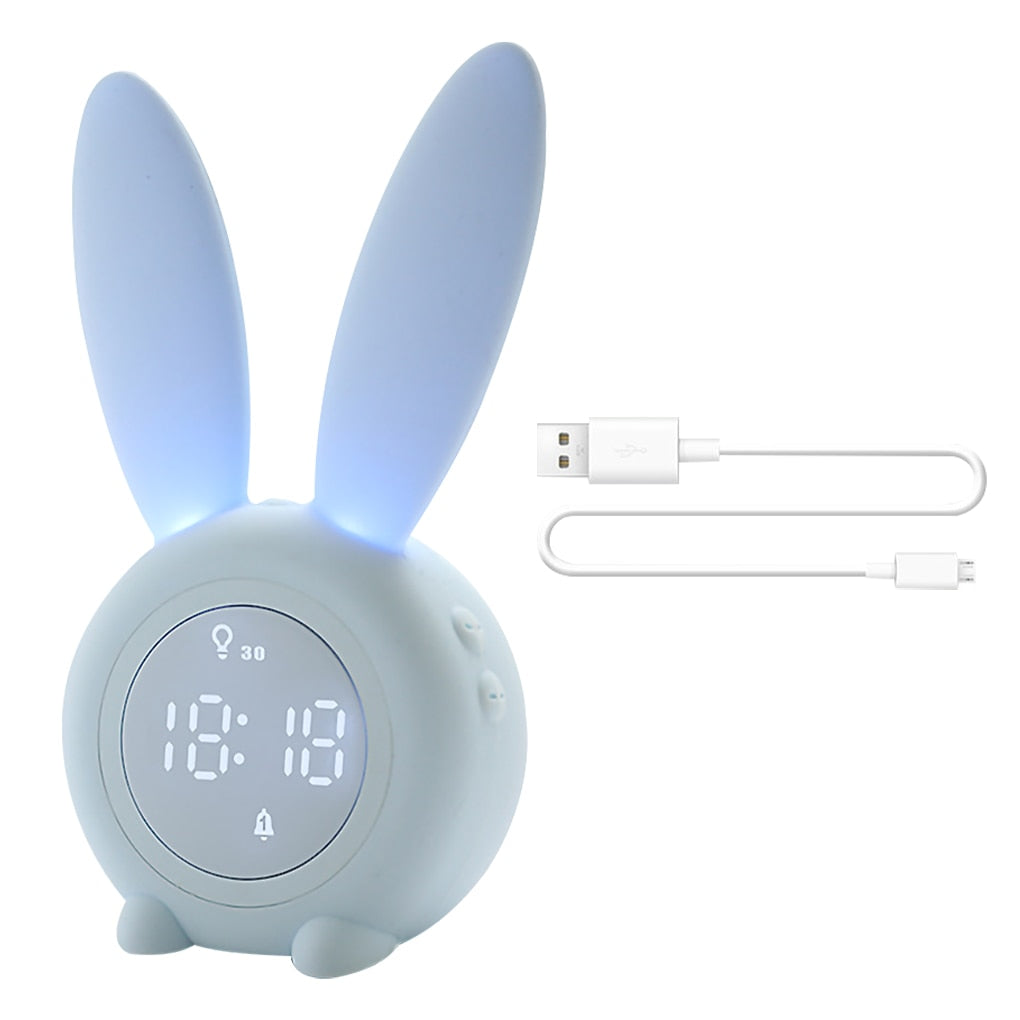 cute Digital Bunny Alarm Clock - animalchanel