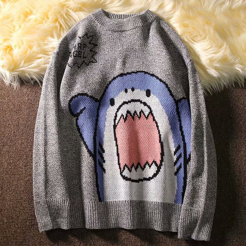 amazing  Shark Sweater - animalchanel