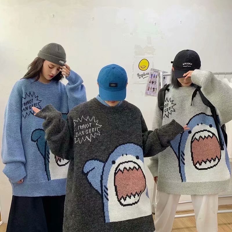 amazing  Shark Sweater - animalchanel