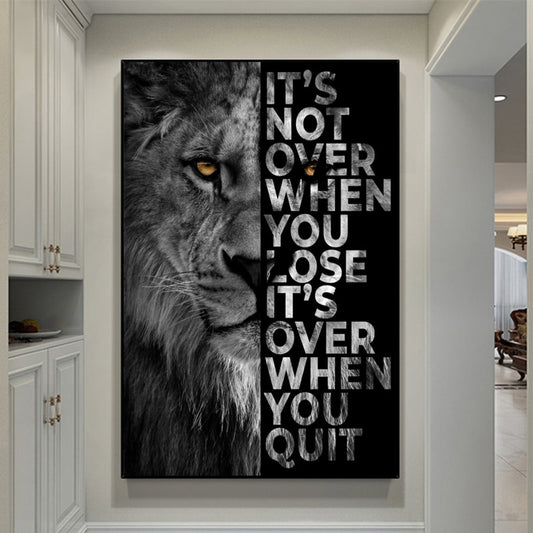 Amazing lion canvas - animalchanel