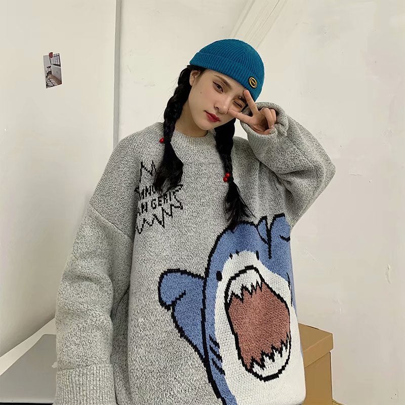 amazing  Shark Sweater - animalchanel