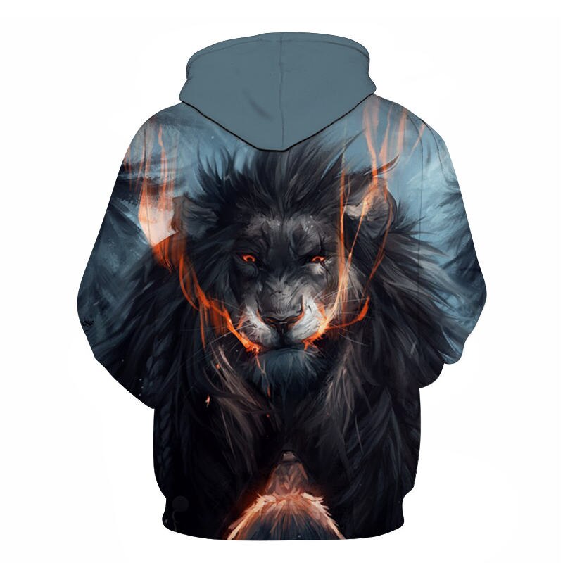 Unique Lion Hoodie - animalchanel