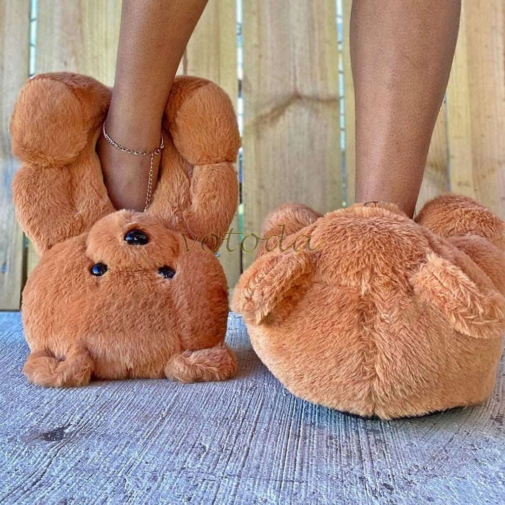 Adorable Bear Slippers