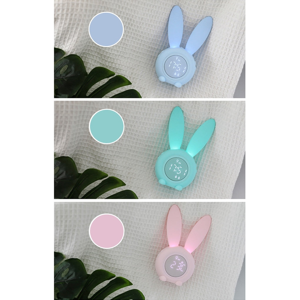 cute Digital Bunny Alarm Clock - animalchanel