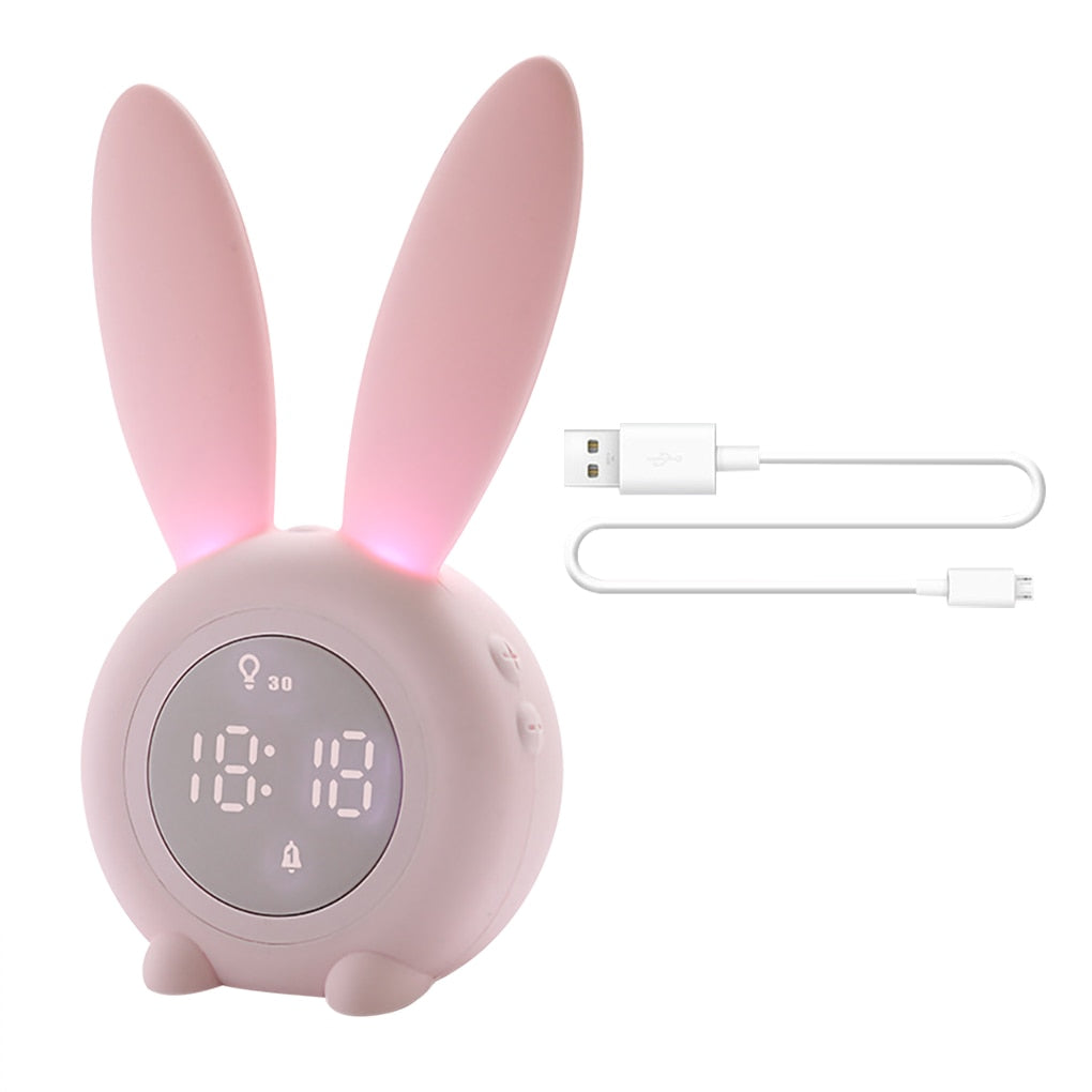 cute Digital Bunny Alarm Clock - animalchanel