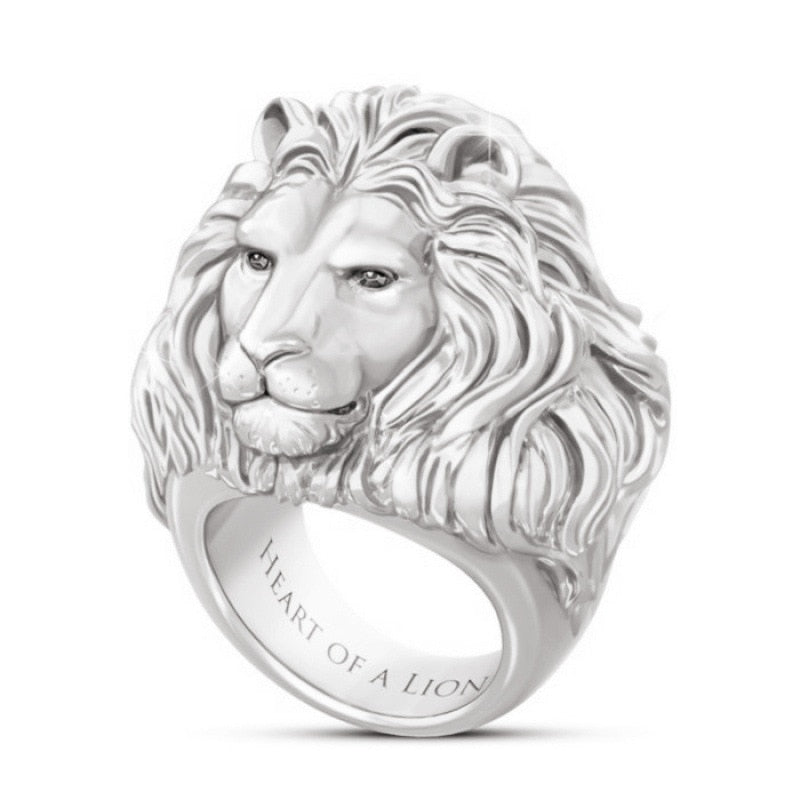 Amazing Lion Head Ring - animalchanel