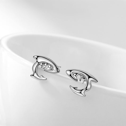 Cute Shark Stud Earrings