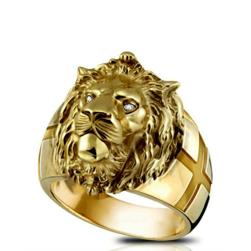 Luxury Lion Head Ring