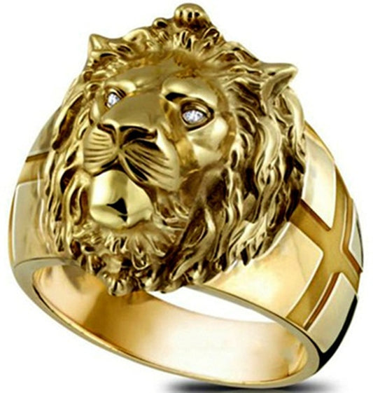 Luxury Lion Head Ring