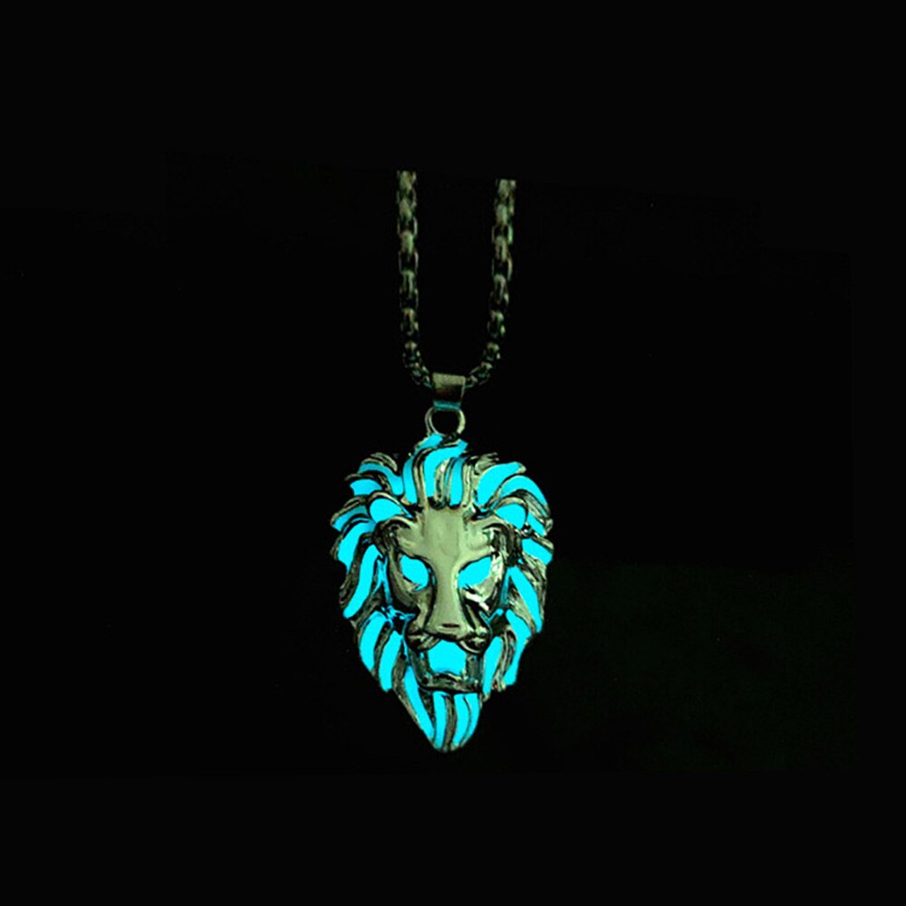 Amazing Colorful Lion Head Necklace - animalchanel