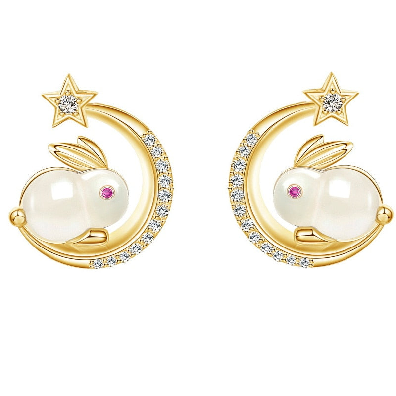 Elegant Cute bunny Earring - animalchanel