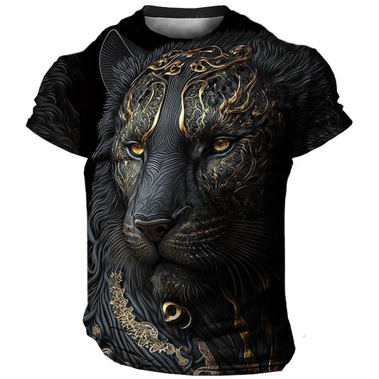 Luxurious Colored Lion T-shirt