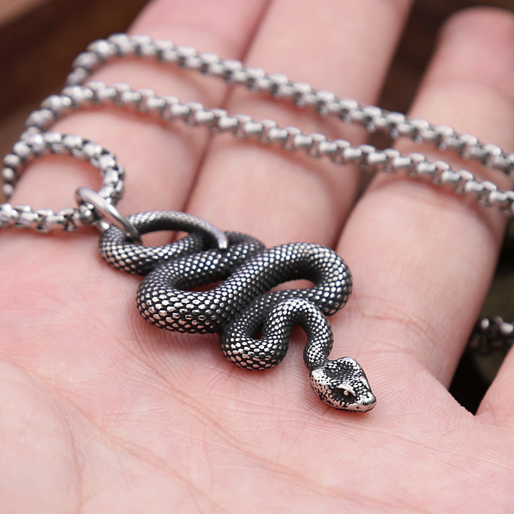 Unique Gothic Snake  Necklace