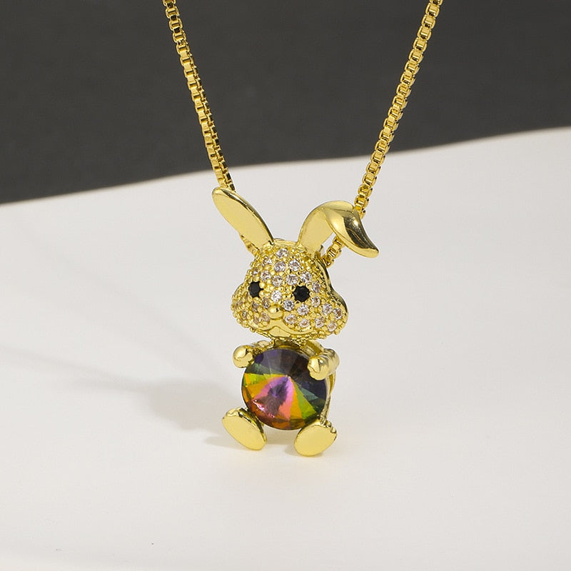 cute rabbit pendant - animalchanel
