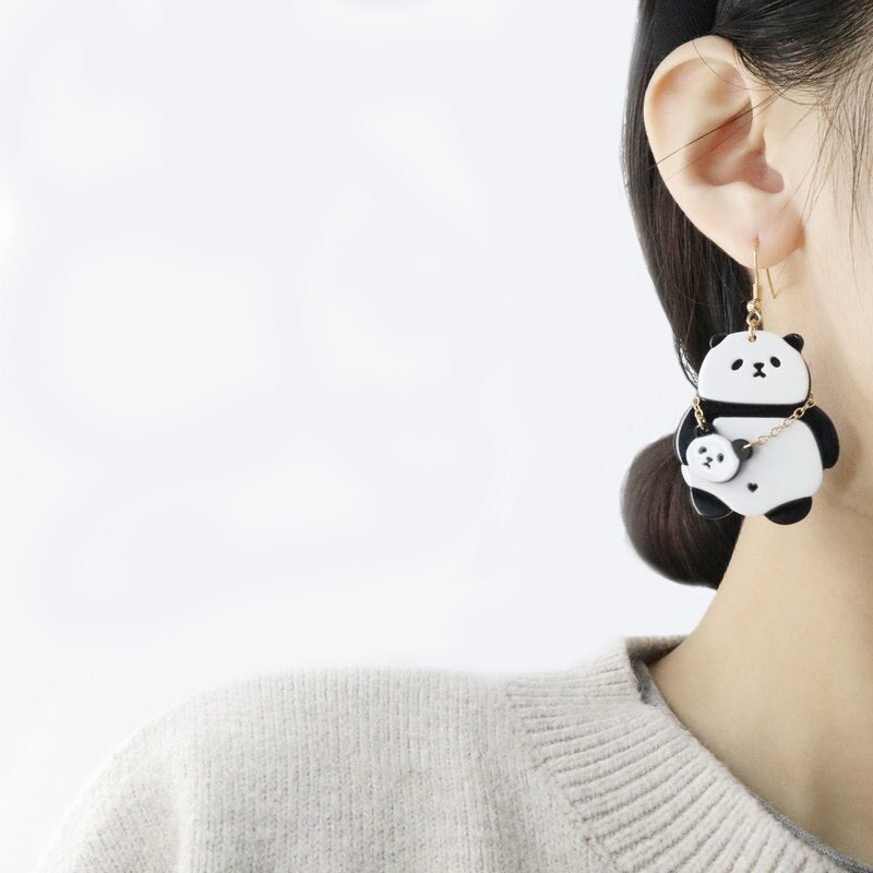 Cute Panda  Earrings