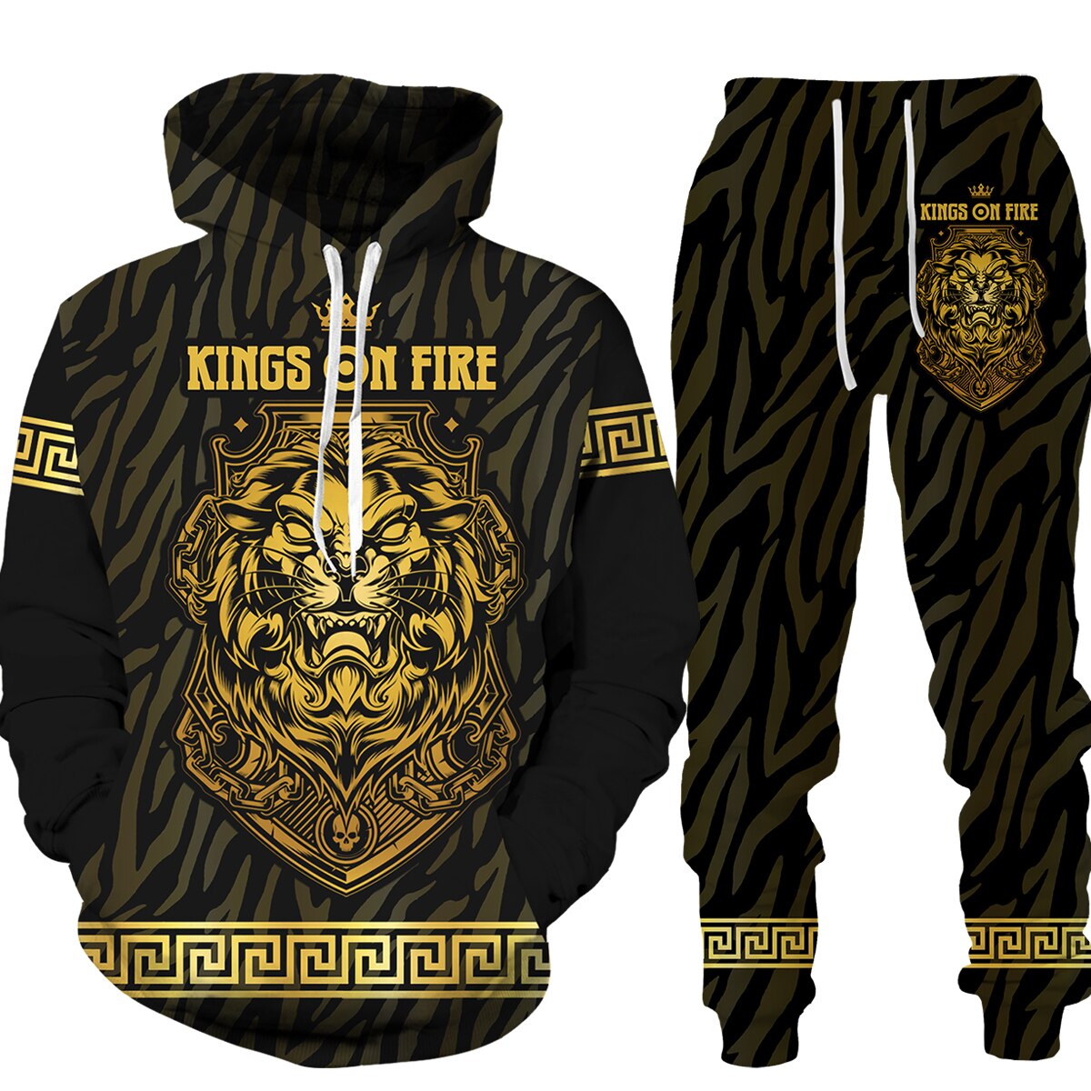 Unique Lion Hoodie Suit