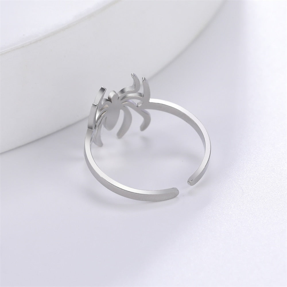 Simple Shape Spider Rings