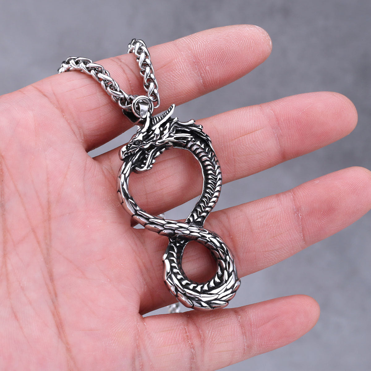 Unique Viking Dragon Necklace