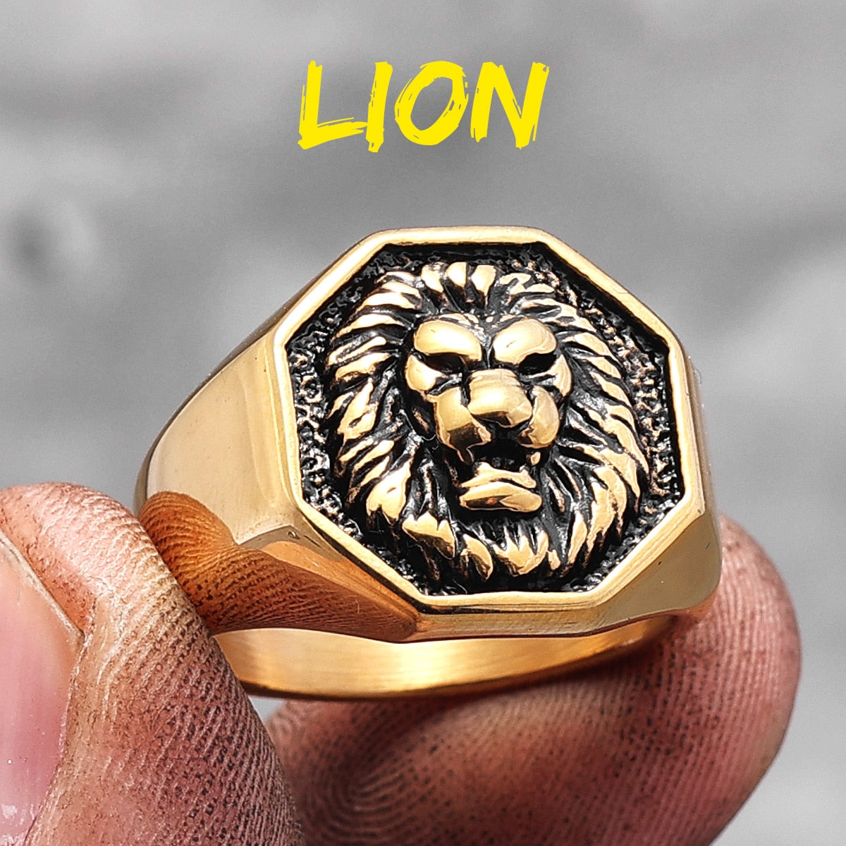 Amazing lion king ring - animalchanel
