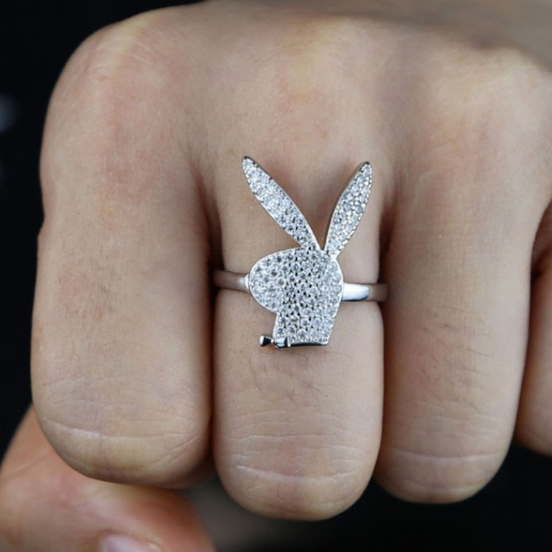 Rock Hiphop  Rabbit Ring - animalchanel