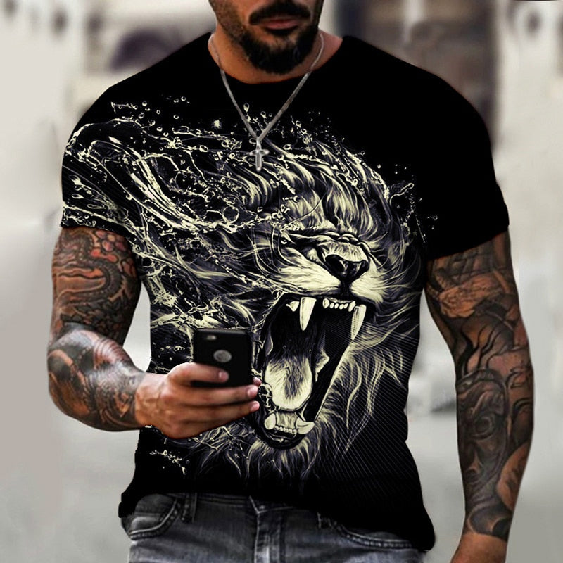 Lion 3D T-Shirt - animalchanel