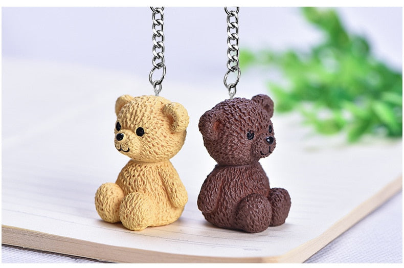 Cute Mini Teddy Bear Doll Keychain