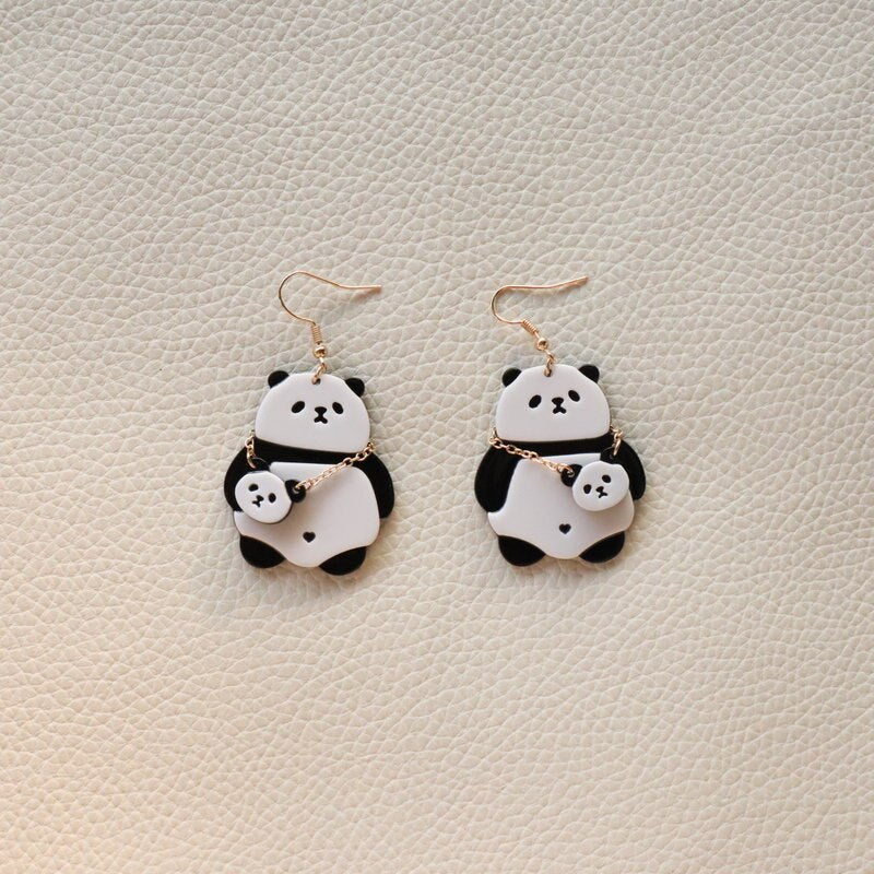 Cute Panda  Earrings