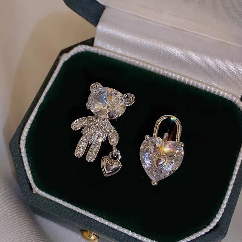 Unique Design bear earrings
