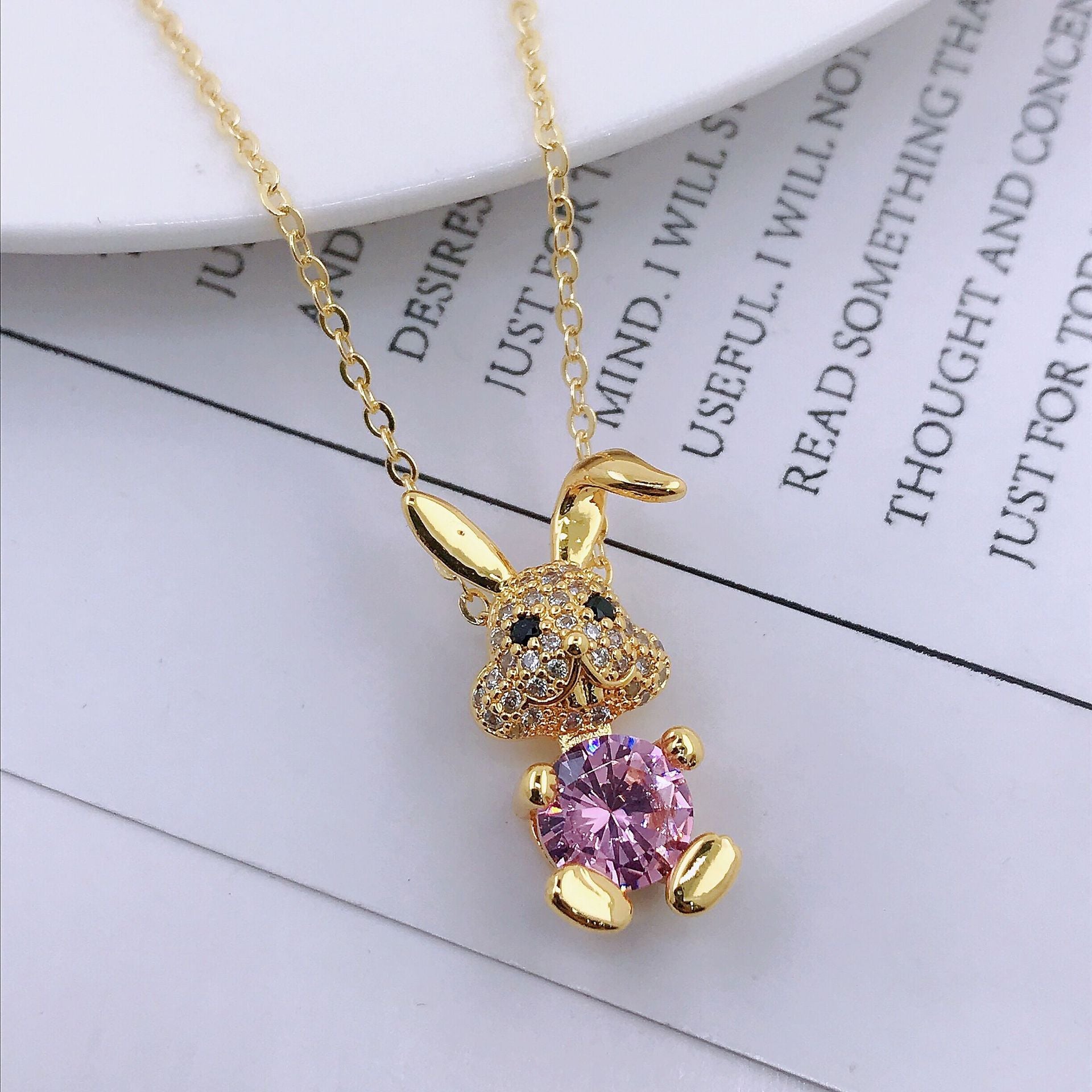 cute rabbit pendant - animalchanel