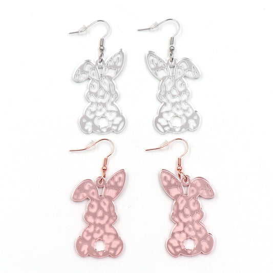 Cute Leopard Bunny Earrings