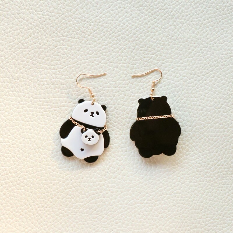 Cute Panda  Earrings