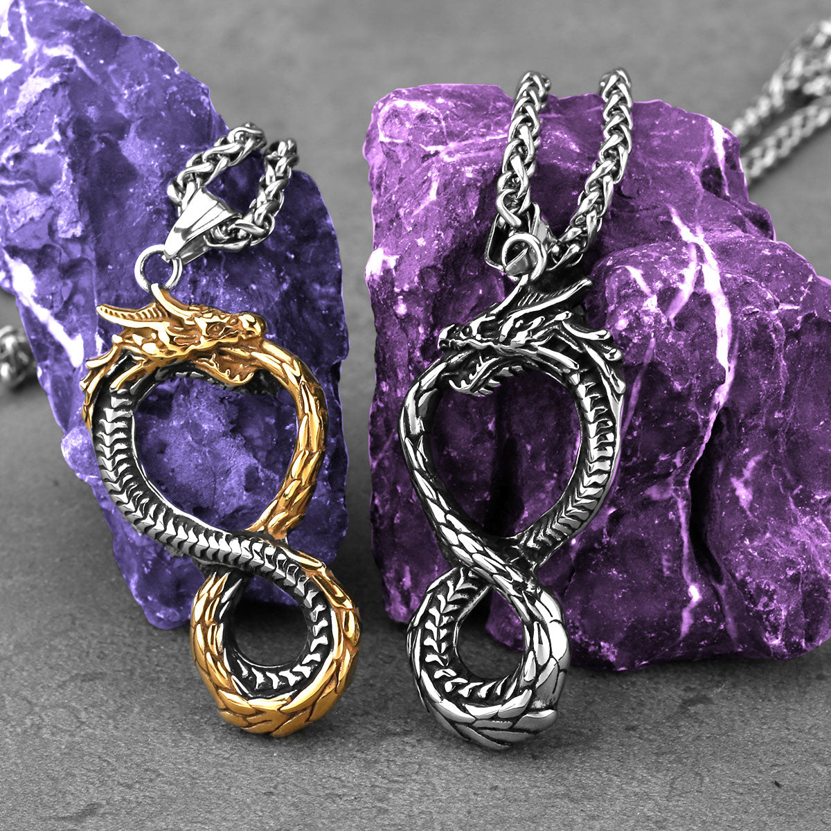 Unique Viking Dragon Necklace