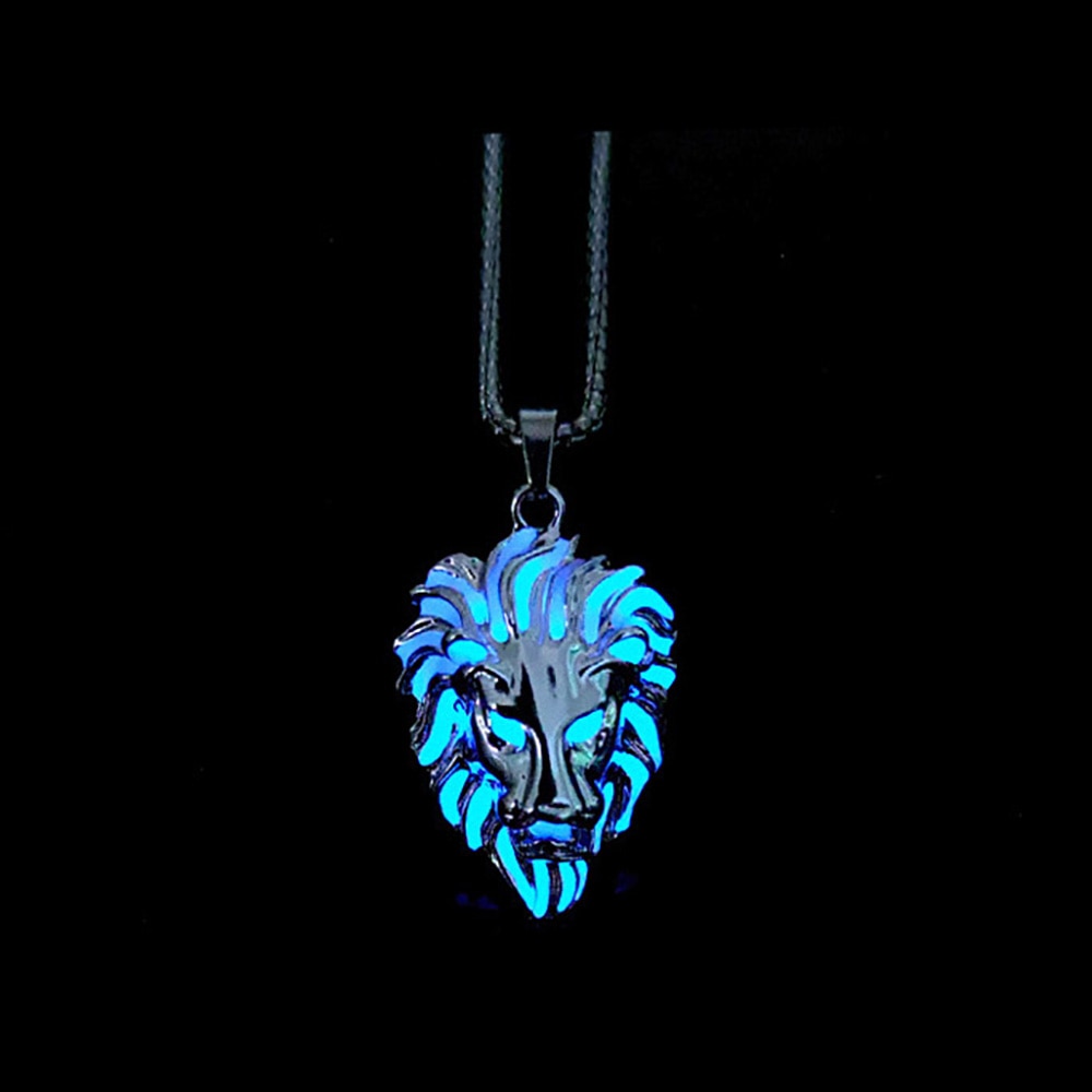 Amazing Colorful Lion Head Necklace - animalchanel