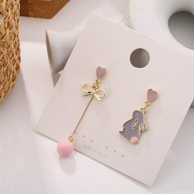 amazing bunny earrings - animalchanel