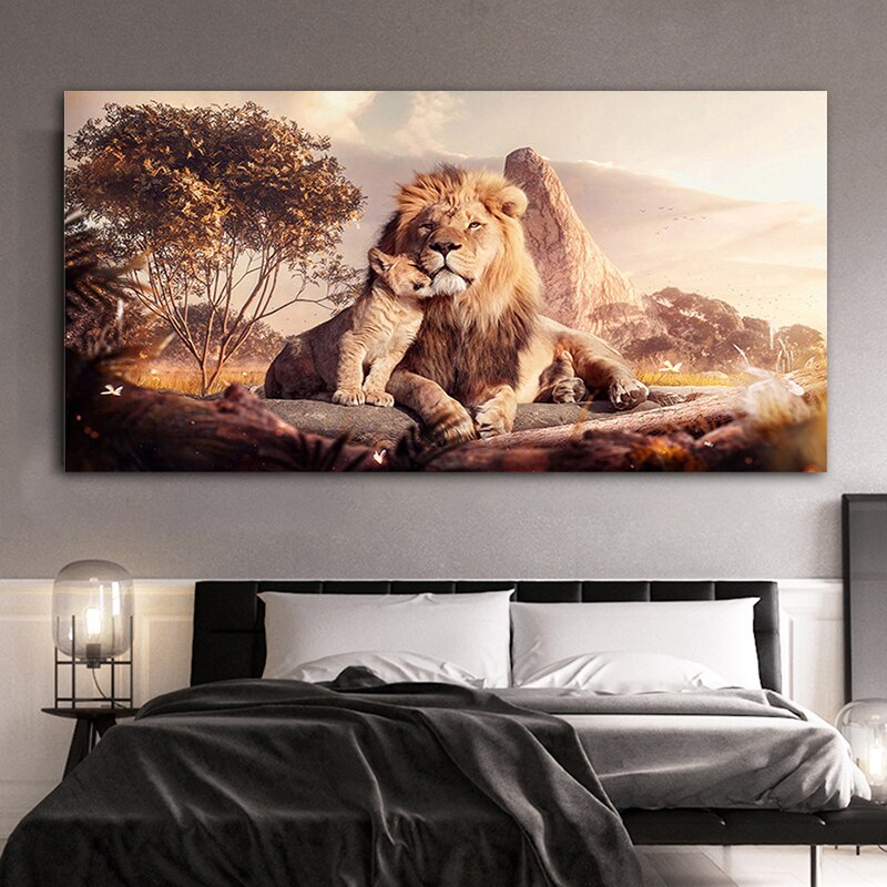 Modern Lion  Canvas
