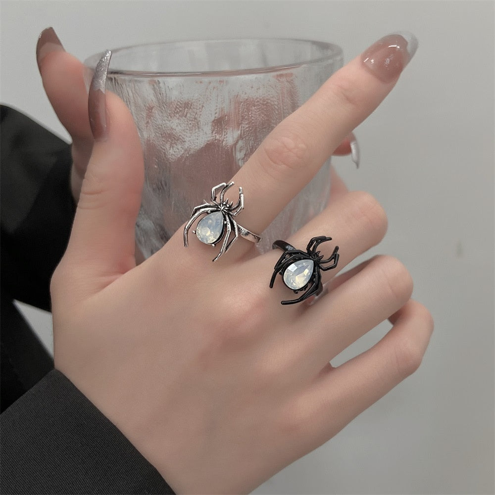 Gothic Spider Rings