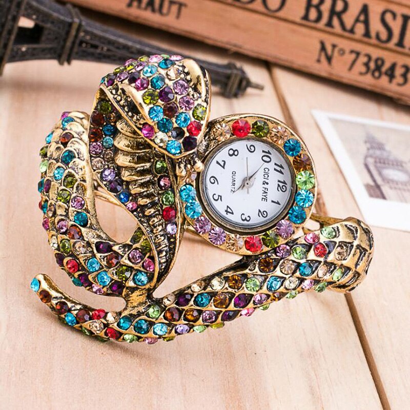 Luxury W omen Snake Watch - animalchanel