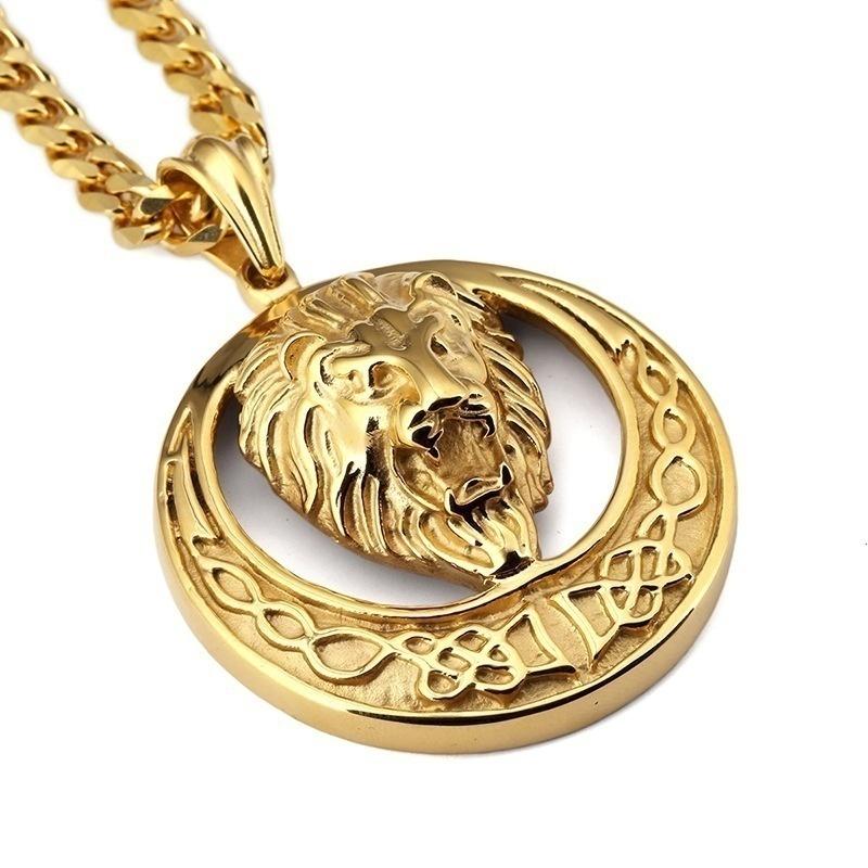 Unique Lion Head Necklace