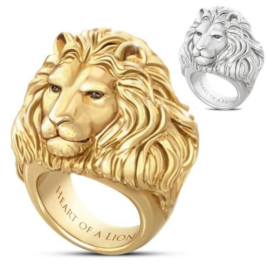 Amazing Lion Head Ring - animalchanel