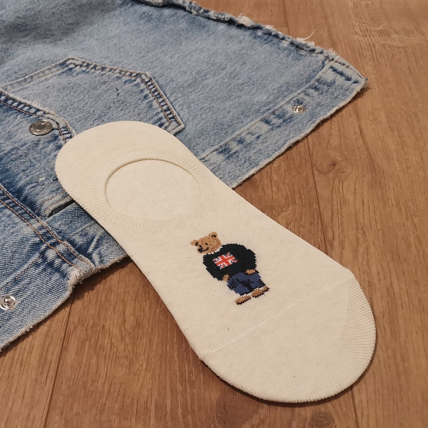 Unique Gentleman Bear Socks C