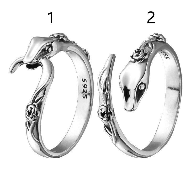 Unique  Snake Rings - animalchanel