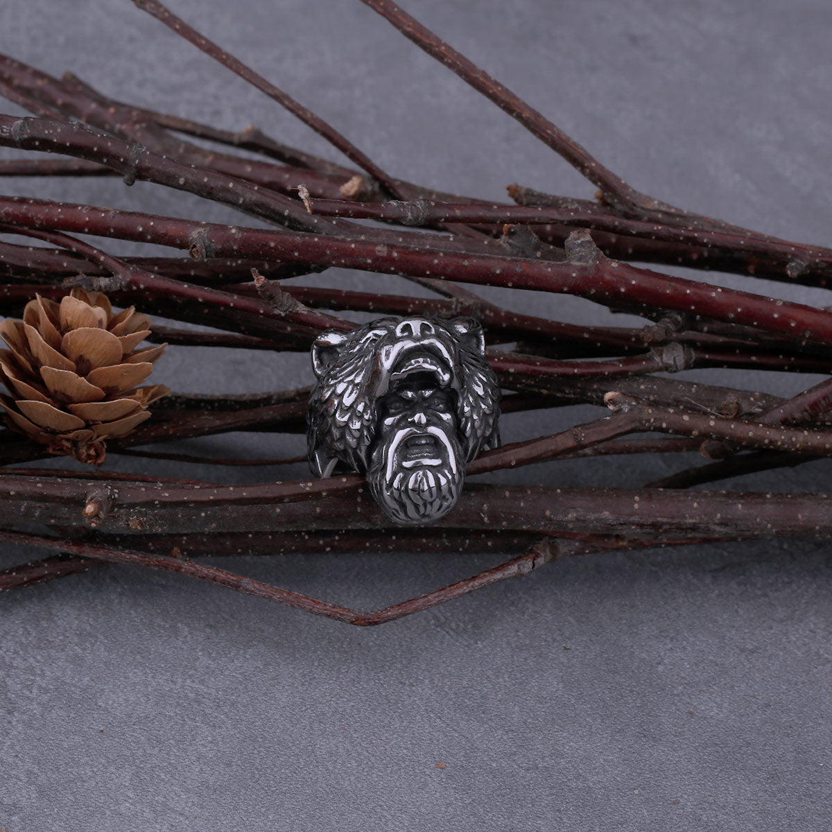 Unique Viking Bear Ring