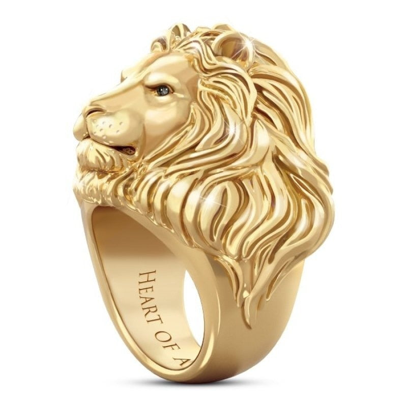 Amazing Lion Head Ring - animalchanel