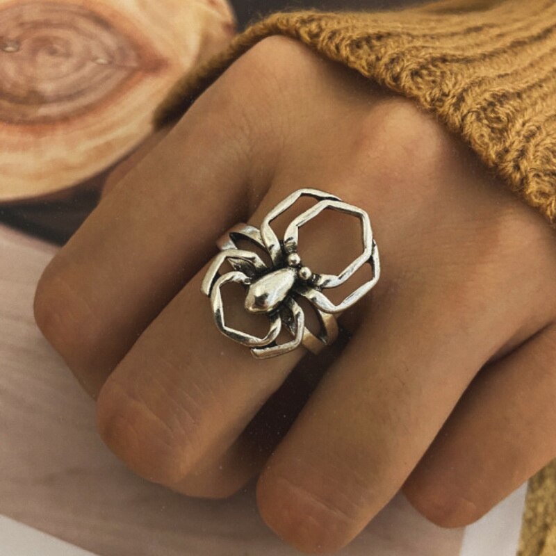 Creative Gothic Spider Rings
