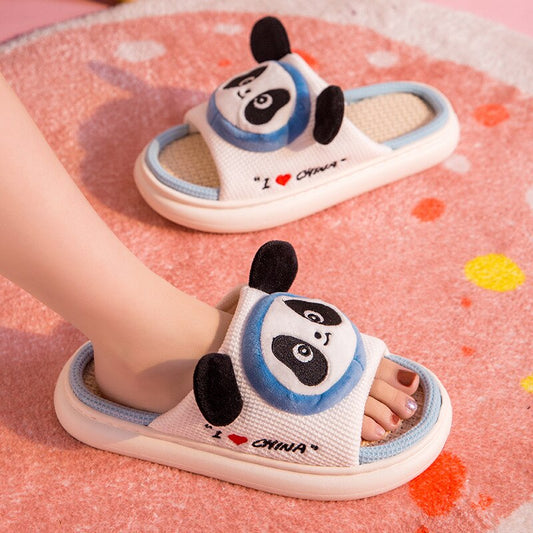 Adorable Panda Home Slippers - animalchanel