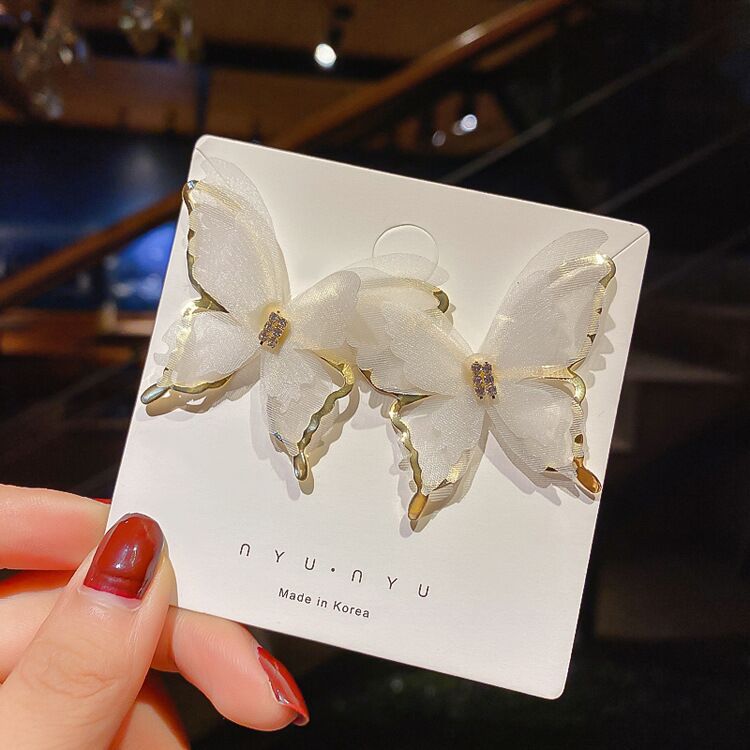 Elegant  Butterfly  S925 Silver  Earrings - animalchanel